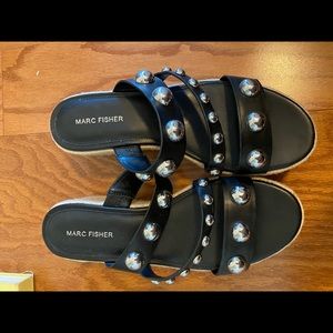 NWOT Marc fisher jalyn espadrille wedge sandal